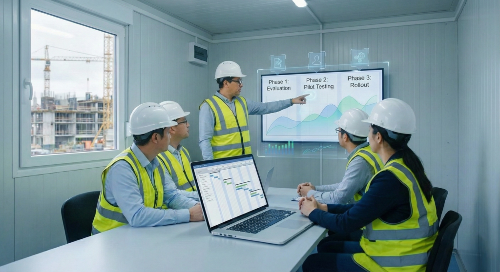 建設業でのAI導入の進め方