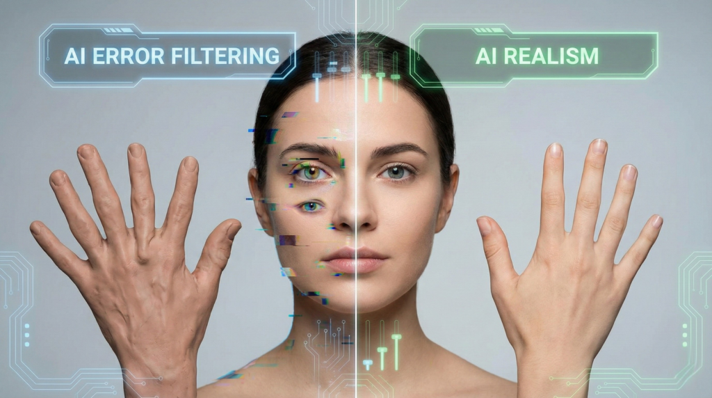 ネガティブプロンプトで手・顔が崩れるときの対処法