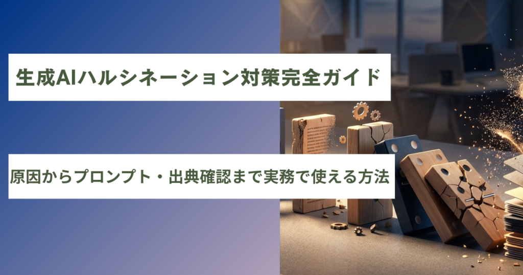 生成AIハルシネーション対策完全ガイド