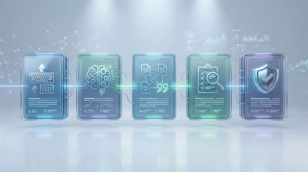 出典つき回答を出すためのチェック手順【実務フロー】