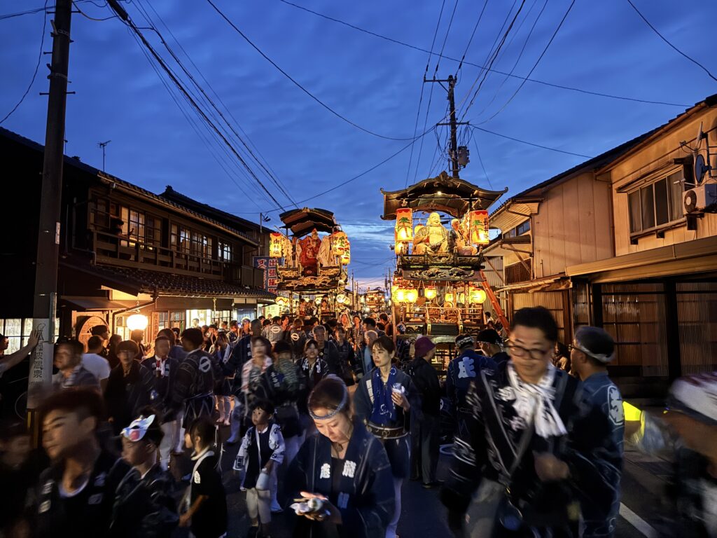 村上大祭の写真